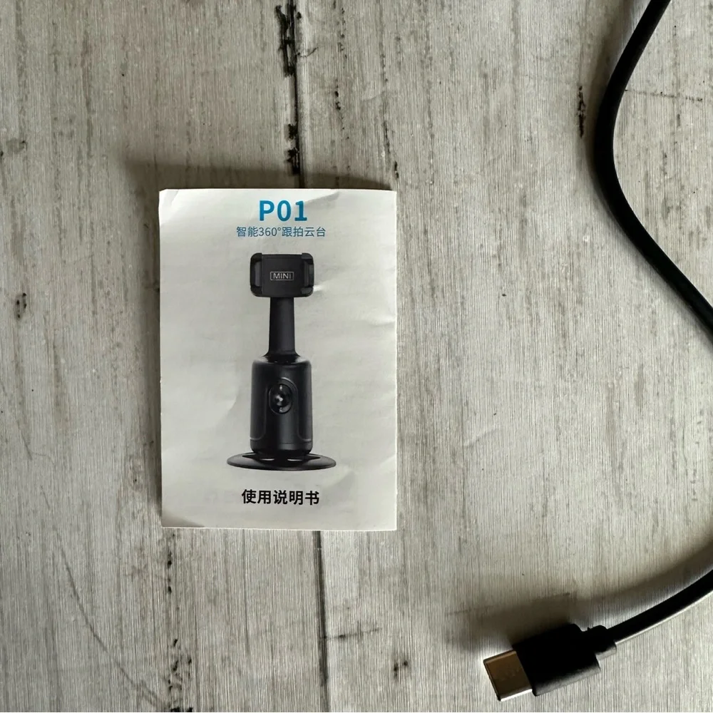 PREOWNED PO1 AUTO FACE TRACKING TRIPOD PHONE HOLDER 360° ROTATION WHITE